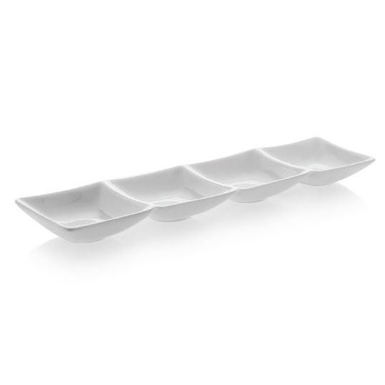 4-COMPARTMENT SAUCE PLATE